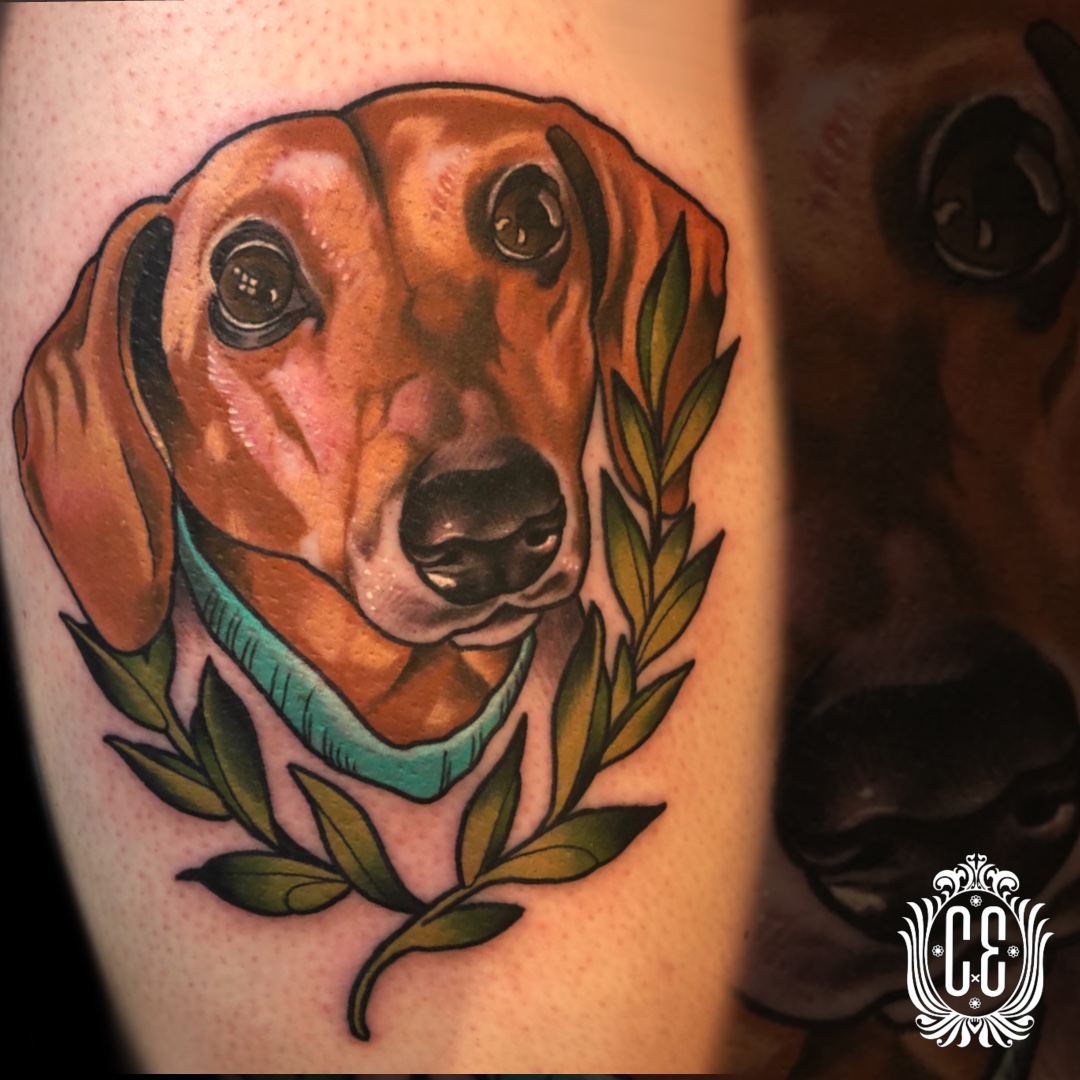 Color, Portrait, Neotraditional, Illustrative tattoo by Orlando Tattoo